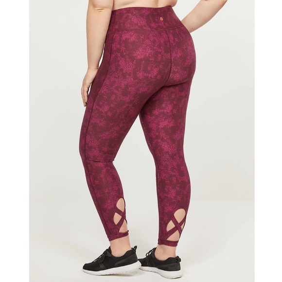 LIVI 7/8 Power Legging With Wicking - Crisscross - Picture 2 of 3